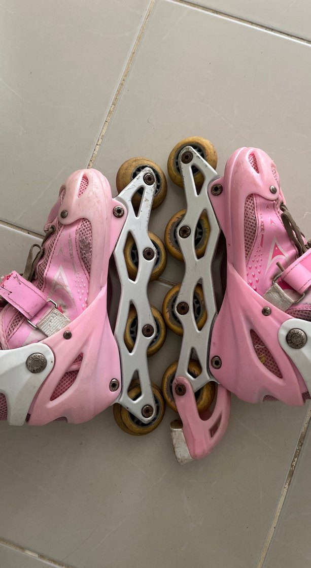 Pembe Bağcıklı Erkek Paten Ayakkabısı - Görsel 3