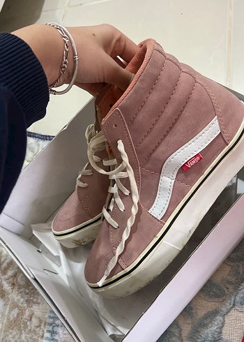 Pembe Süet Bağcıklı Stiletto Topuklu Kadın Spor Ayakkabı - Görsel 2