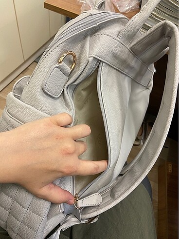 Anne bebek çantası deri - Görsel 7