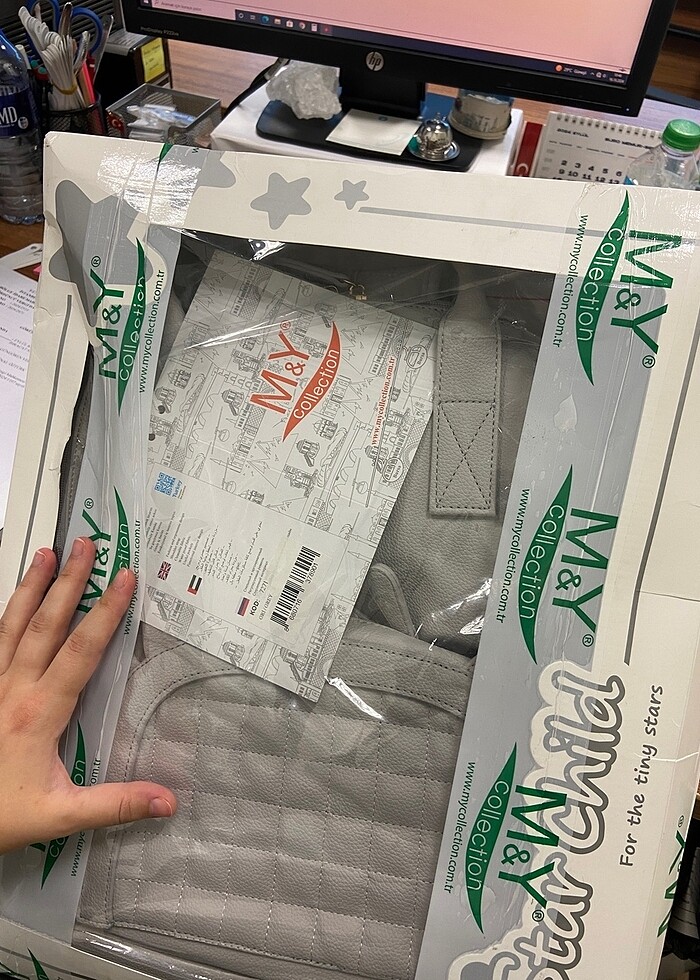 Anne bebek çantası deri - Görsel 2