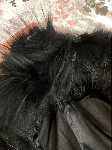 Orjinal kürklü deri detaylı kaban - Görsel 14