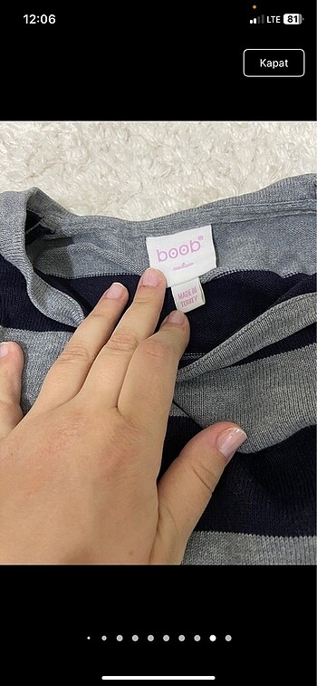 HAMİLE/ EMZİRME kazağı Boob marka - Görsel 12