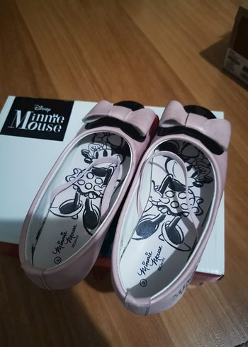 Kız Çocuk Pembe Fiyonklu Babet Ayakkabı - Görsel 4