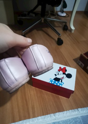 Kız Çocuk Pembe Fiyonklu Babet Ayakkabı - Görsel 2