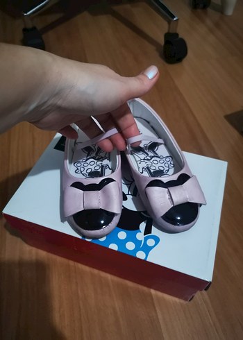 Kız Çocuk Pembe Fiyonklu Babet Ayakkabı - Görsel 6