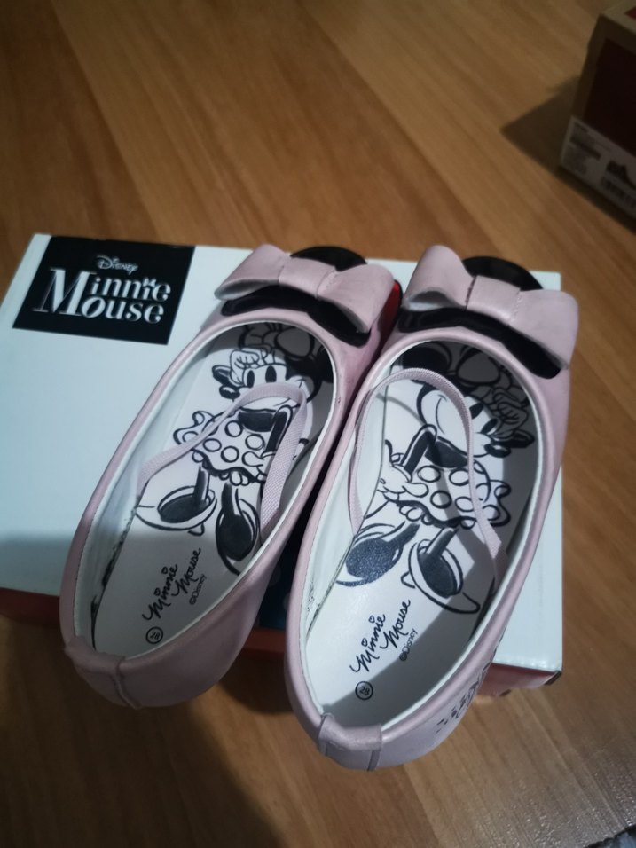 Kız Çocuk Pembe Fiyonklu Babet Ayakkabı - Görsel 4