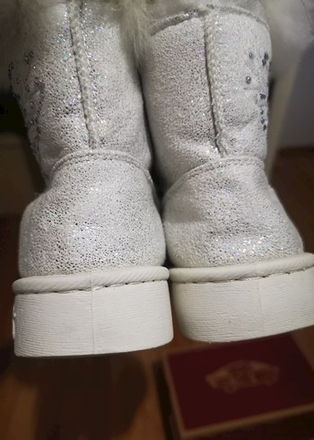 Kürklü Beyaz Kız Çocuk Botu - Görsel 6