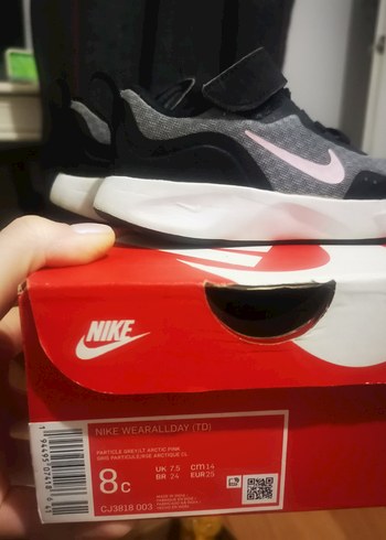 Nike Kız Çocuk Gri Spor Ayakkabı - Görsel 3