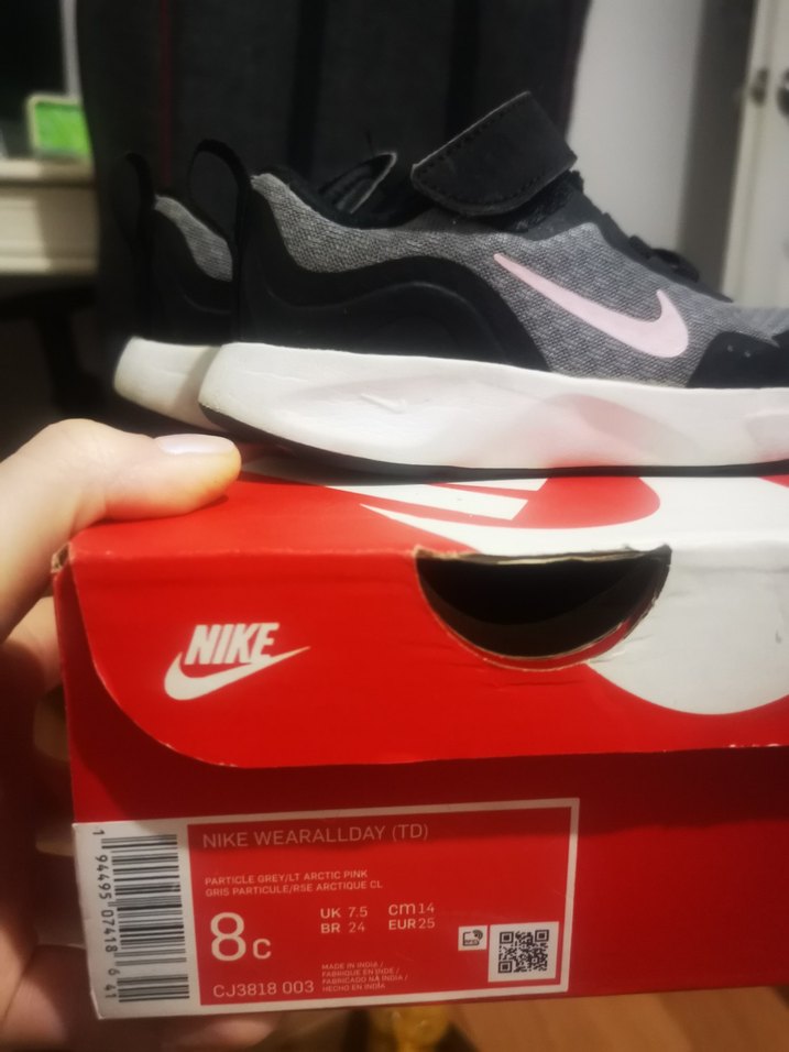 Nike Kız Çocuk Gri Spor Ayakkabı - Görsel 3