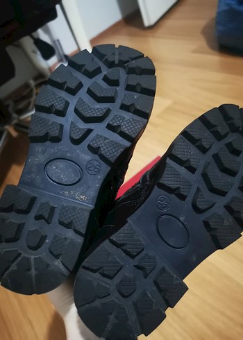 Tokalı Siyah Hakiki Deri Goth Bot - Görsel 8