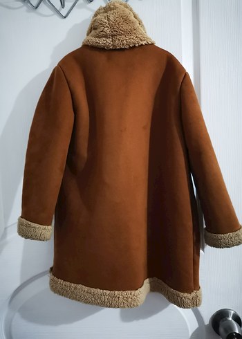 Koton kürklü, güderi, çocuk kaban. - Görsel 5