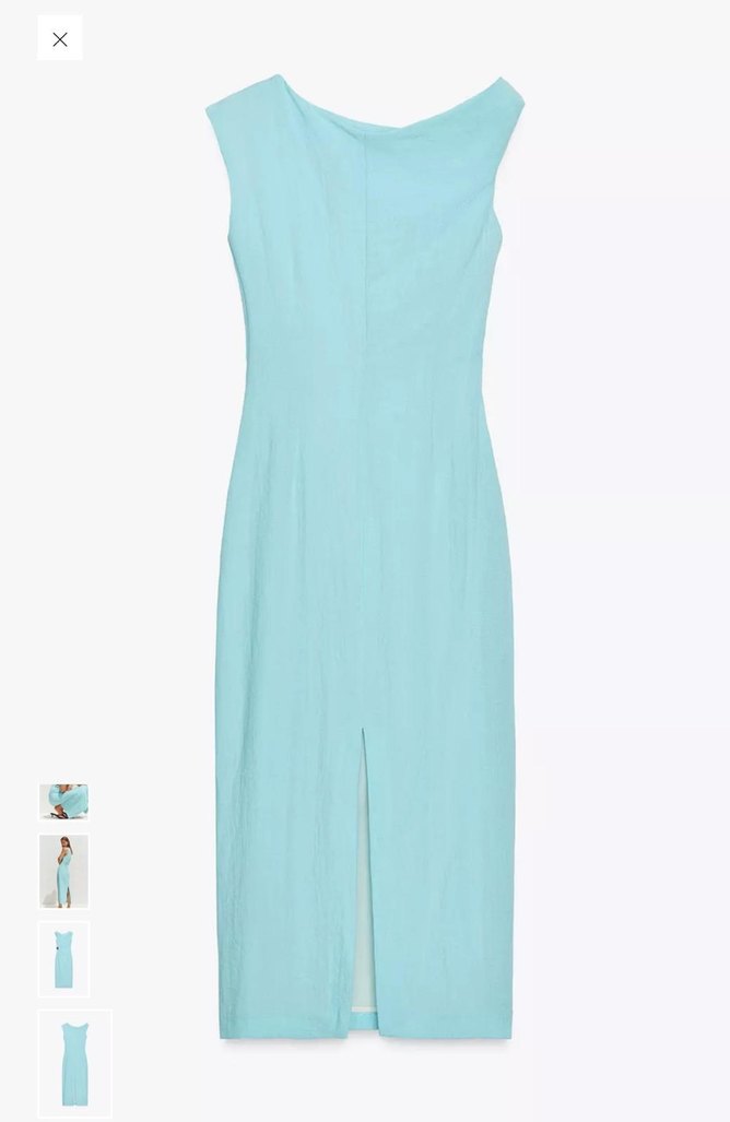 Zara Sıfır Etiketi Üstünde Şık Elbise - Görsel 5