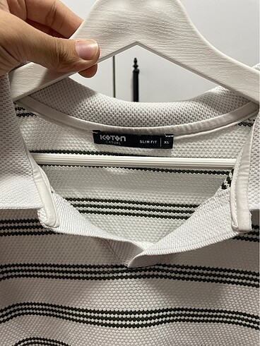 l/xl Beden Polo yaka örme tişört