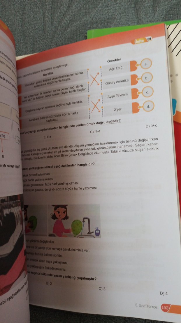 5. Sınıf Bal Türkçe Soru Bankası - Görsel 4