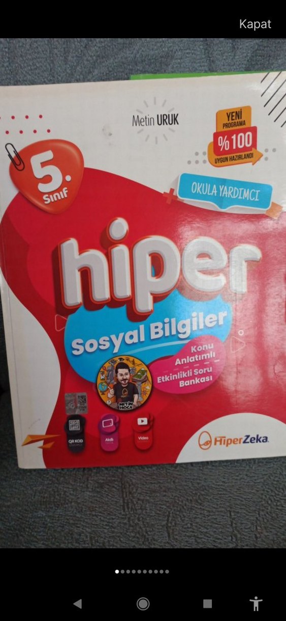 5. Sınıf Hiper Fen Bilimleri Konu Anlatımlı Kitap - Görsel 4