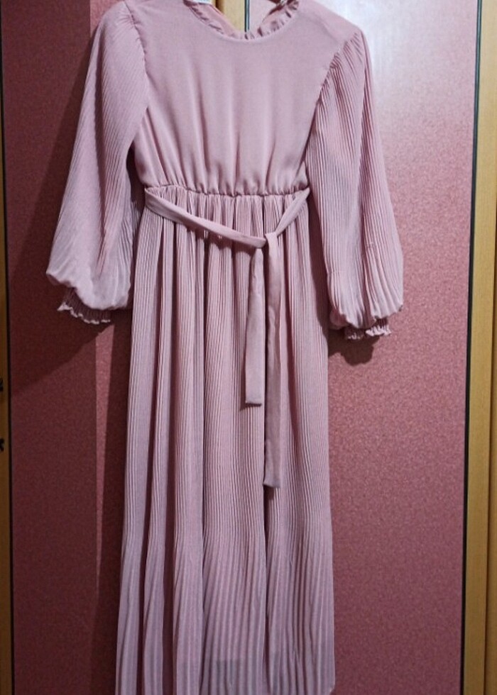 Şifon elbise kız çocuğu - Görsel 2