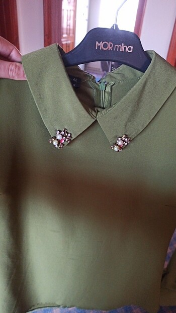 Kina Yeşili gömlek 42 beden ama 38 bedene olur - Görsel 12