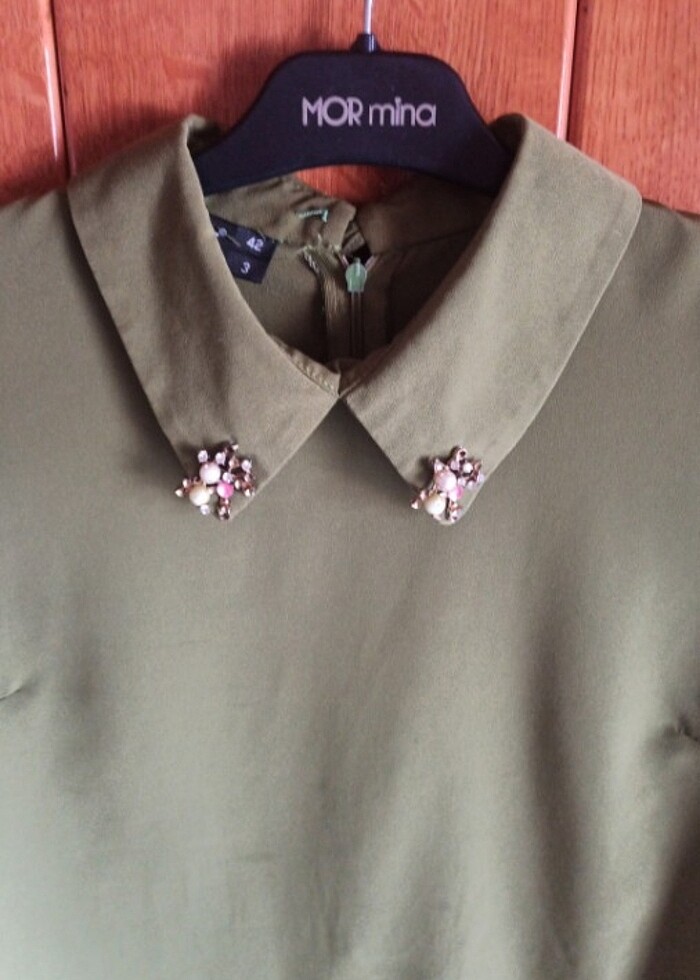 Kina Yeşili gömlek 42 beden ama 38 bedene olur - Görsel 2