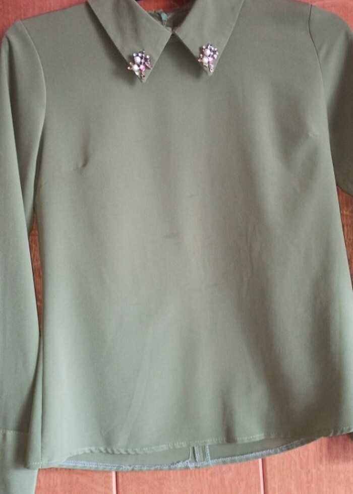 Kina Yeşili gömlek 42 beden ama 38 bedene olur - Görsel 4