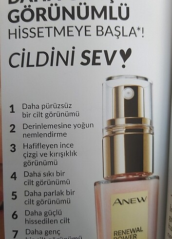Avon Cilt bakımı 