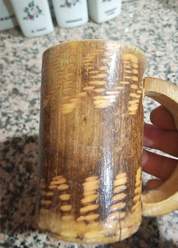 Antuka ahşap bardak  - Görsel 6