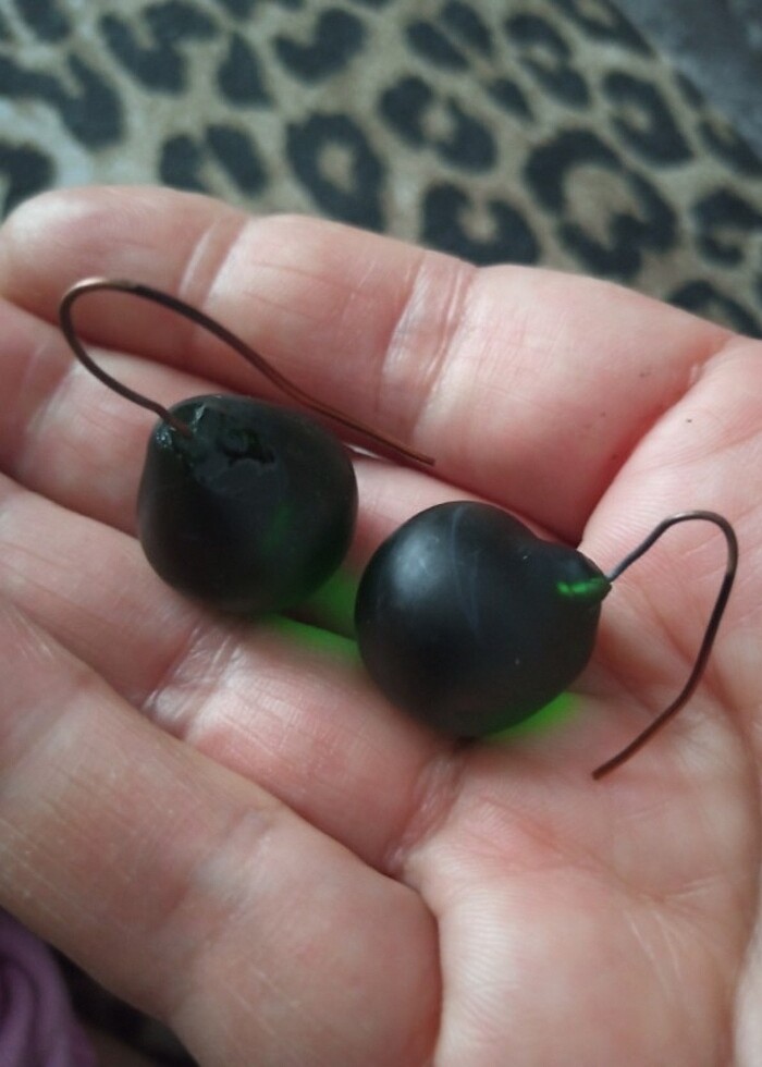 Antika 70 yıllık küpe  - Görsel 2