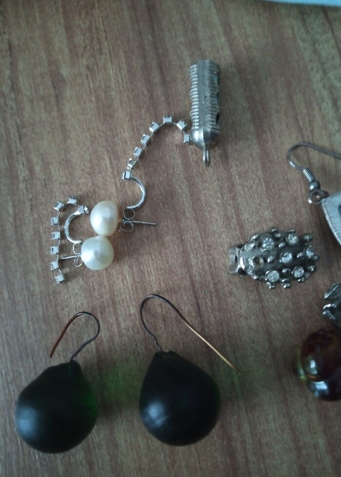 Antika 70 yıllık küpe  - Görsel 3