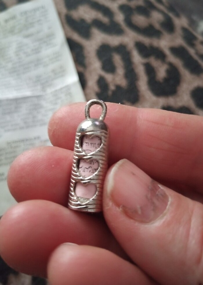 Gümüş koruyucu kolye  - Görsel 2