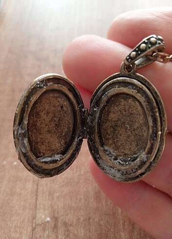 Antika bakır kolye ucu - Görsel 4