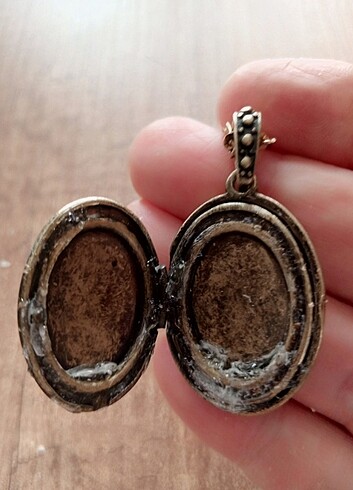 Antika bakır kolye ucu - Görsel 6