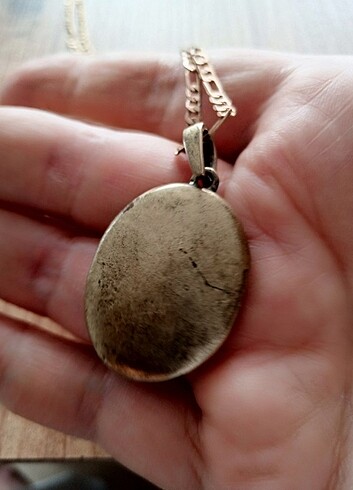 Antika bakır kolye ucu - Görsel 9