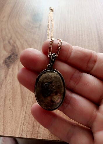 Antika bakır kolye ucu - Görsel 10