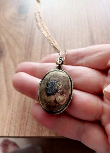 Antika bakır kolye ucu - Görsel 11