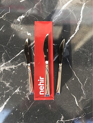 Diğer NEHİR Fiesta 6 Adet Kahvaltı Pasta Tatlı Bıçak Takımı