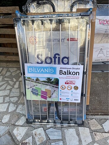 Alüminyum Dirsekli Balkon Askılığı Çamaşırlık Balkon Kurutmalık 