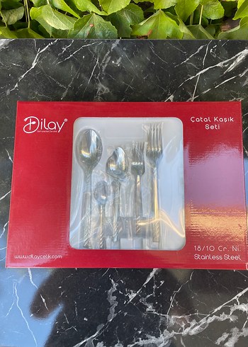 Jumbo DİLAY Dicle Kaşık Çatal Takımı 30 Parça Nehir Kaşık Çatal Takımı