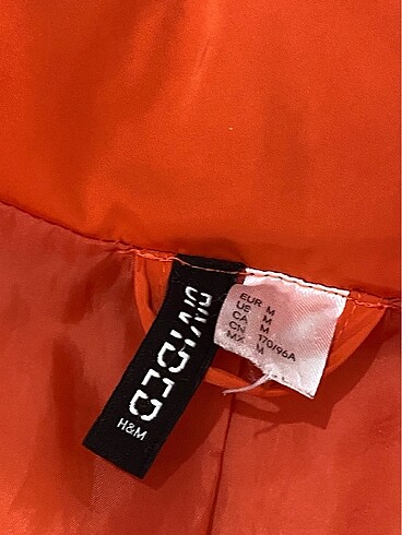 H&M H&M turuncu şişme mont