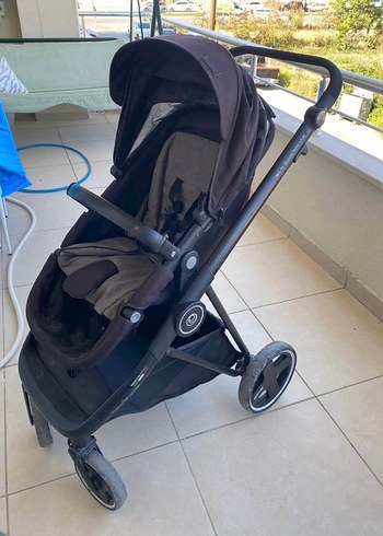 Siyah Bebek Arabası ve Taşıma Koltuğu - Görsel 3