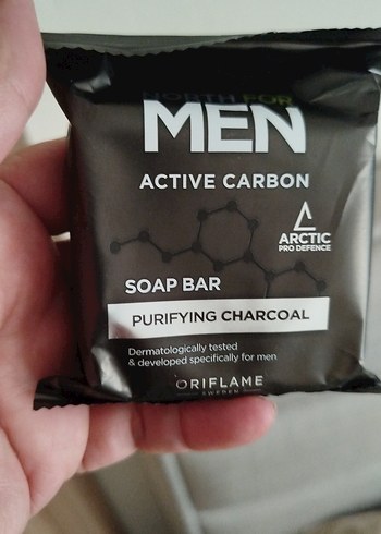 Oriflame Men Arctik Aktif Karbon Yüz Sabunu - Görsel 2