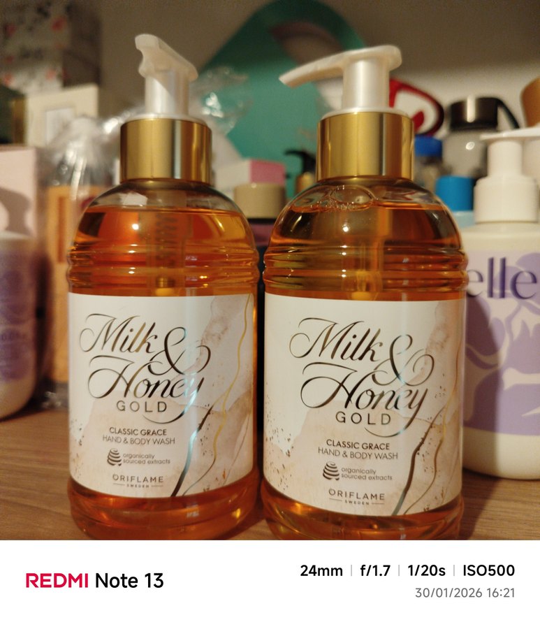 Oriflame Milk & Honey Gold Duş Jeli - Görsel 2