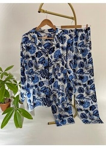 Pijama takımı battal uzun kollu ????