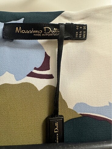 Massimo Dutti Massimo Dutti etiketli 40 beden bağlamalı elbise