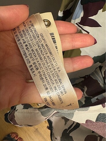 l Beden Massimo Dutti etiketli 40 beden bağlamalı elbise