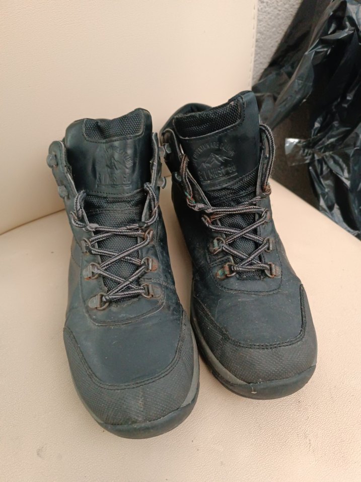 Siyah Bağcıklı Erkek Street Wear Bot - Görsel 3