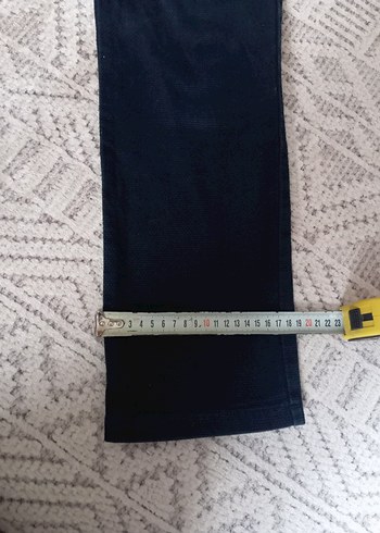 Siyah Kemerli Erkek Denim Pantolon - Görsel 7