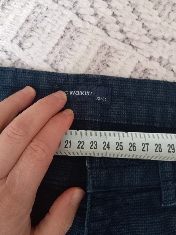 Siyah Kemerli Erkek Denim Pantolon - Görsel 5