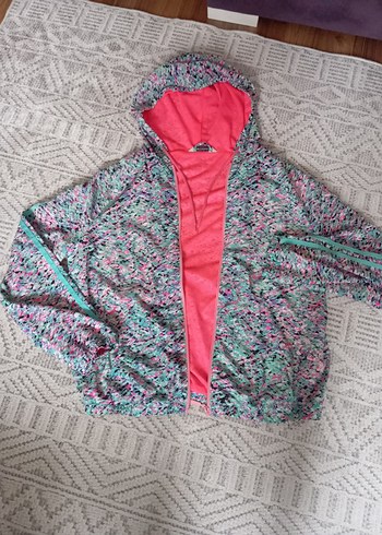 Kapüşonlu Renkli Batik Ceket - Görsel 3