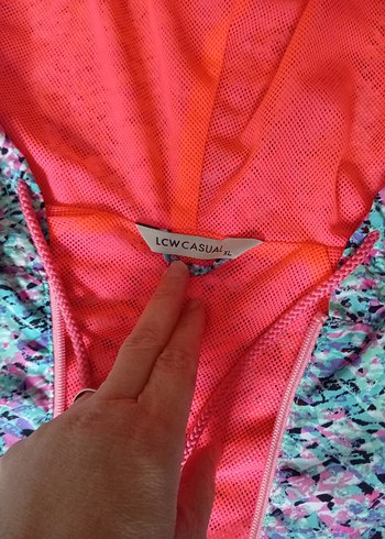 Kapüşonlu Renkli Batik Ceket - Görsel 2