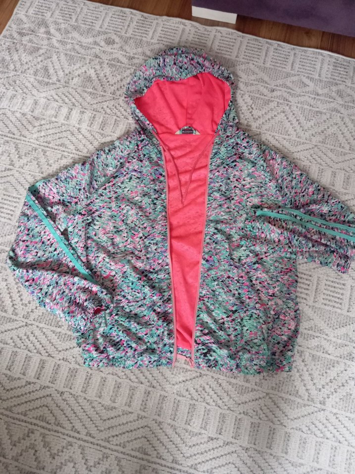 Kapüşonlu Renkli Batik Ceket - Görsel 3