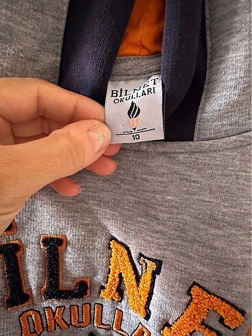 m Beden gri Renk Bilnet kalın polarlı sweatshirt